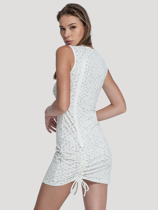 Polygon Sleeveless Mini Dress - Psylo Fashion