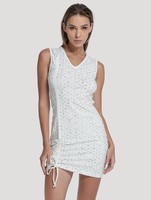 Polygon Sleeveless Mini Dress - Psylo Fashion