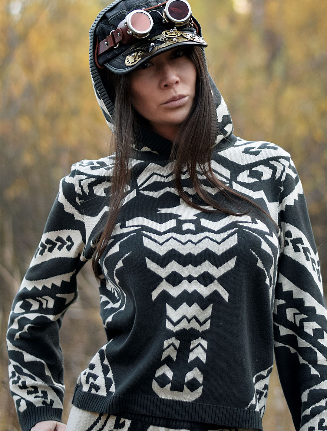 Polynesia Unisex Knit Tracksuit Set by EGOSYSTEMA - Psylo Fashion