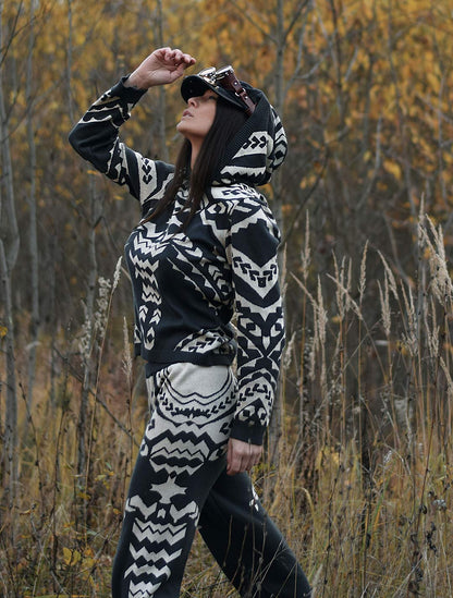 Polynesia Unisex Knit Tracksuit Set by EGOSYSTEMA - Psylo Fashion