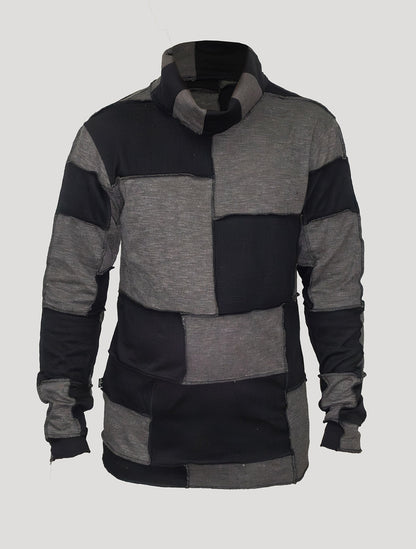 Patchwork Jumper - Psylo Fashion