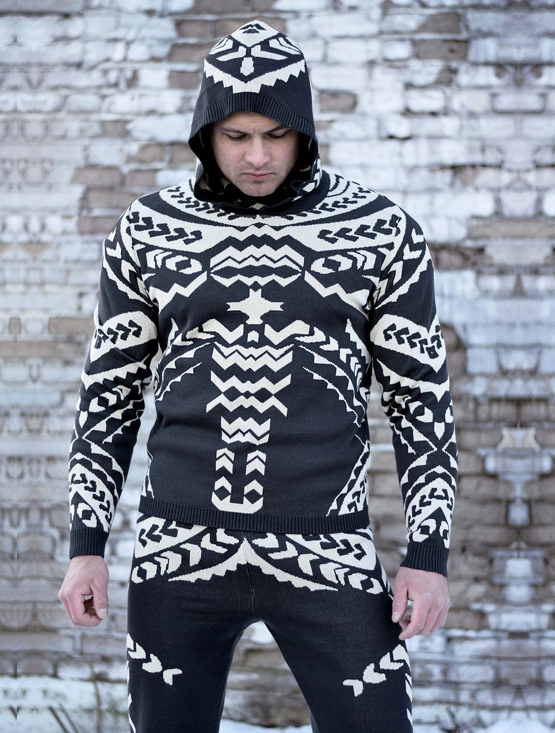 Polynesia Unisex Knit Tracksuit Set by EGOSYSTEMA - Psylo Fashion