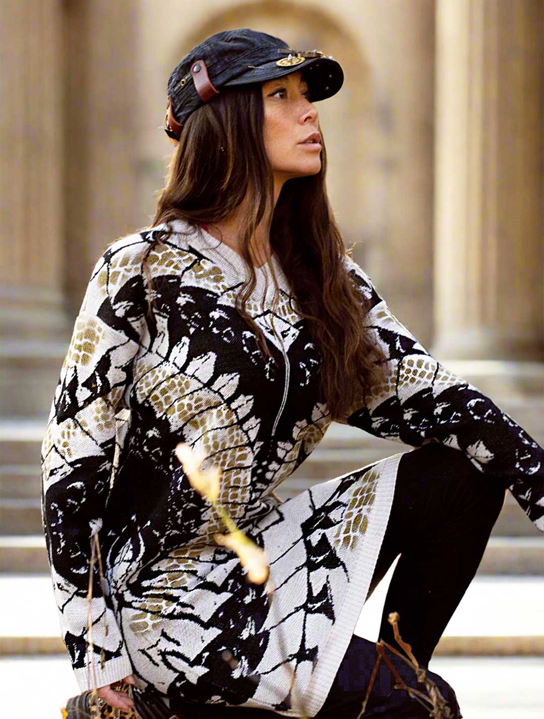 Ourboros Oversized Knit Dress by EGOSYSTEMA