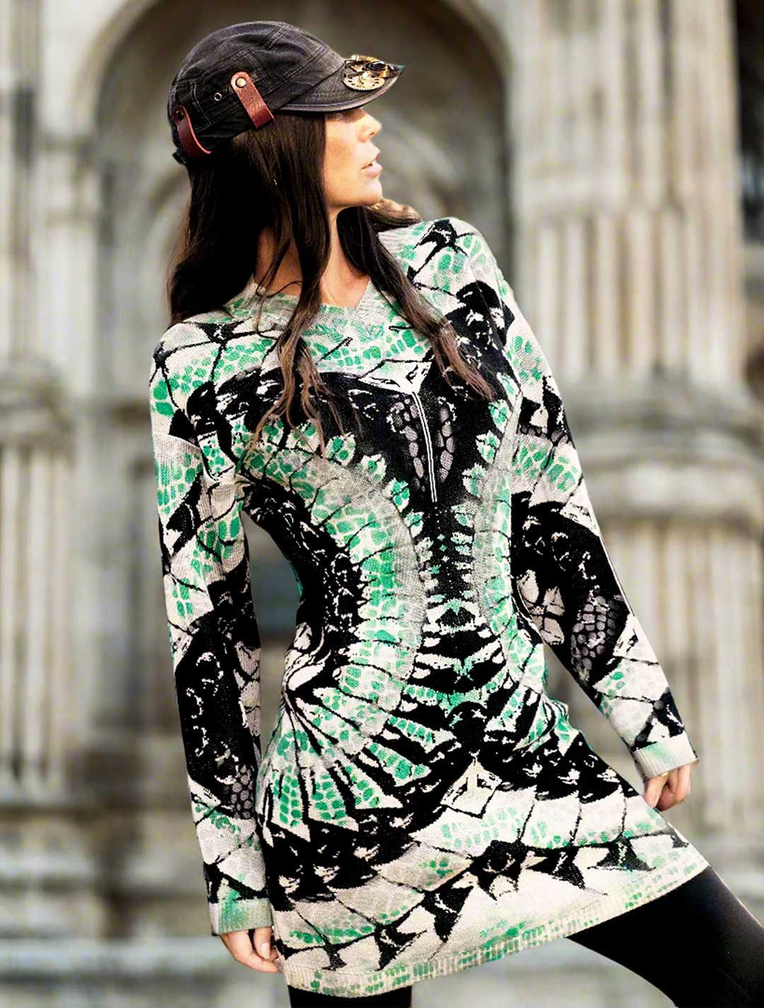 Ourboros Oversized Knit Dress by EGOSYSTEMA