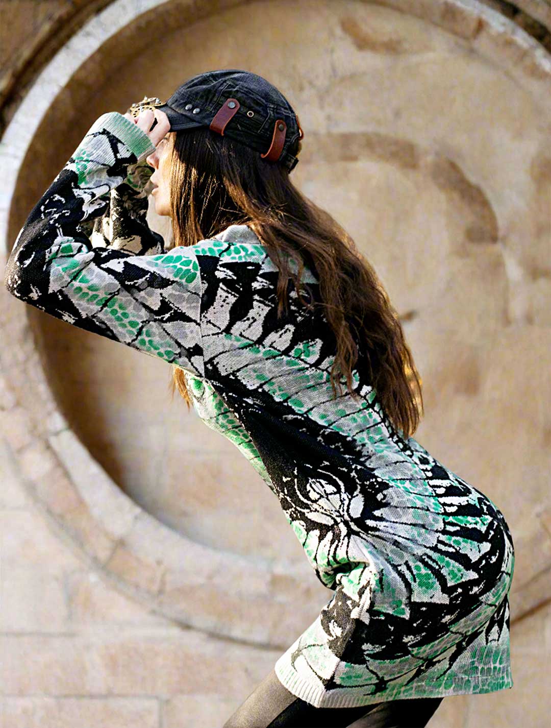 Ourboros Oversized Knit Dress by EGOSYSTEMA