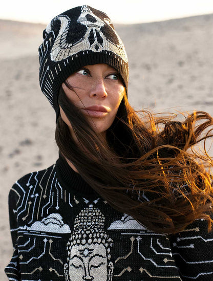 Sansara Hemp Beanie Hat by EGOSYSTEMA