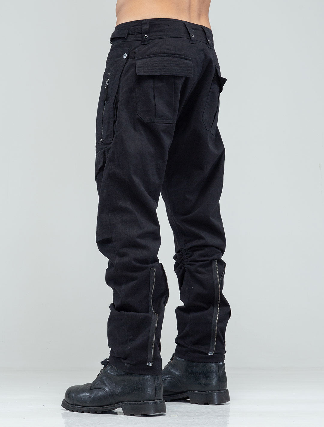 Ramones 100% Cotton Edgy Cargo Pants - Psylo Fashion