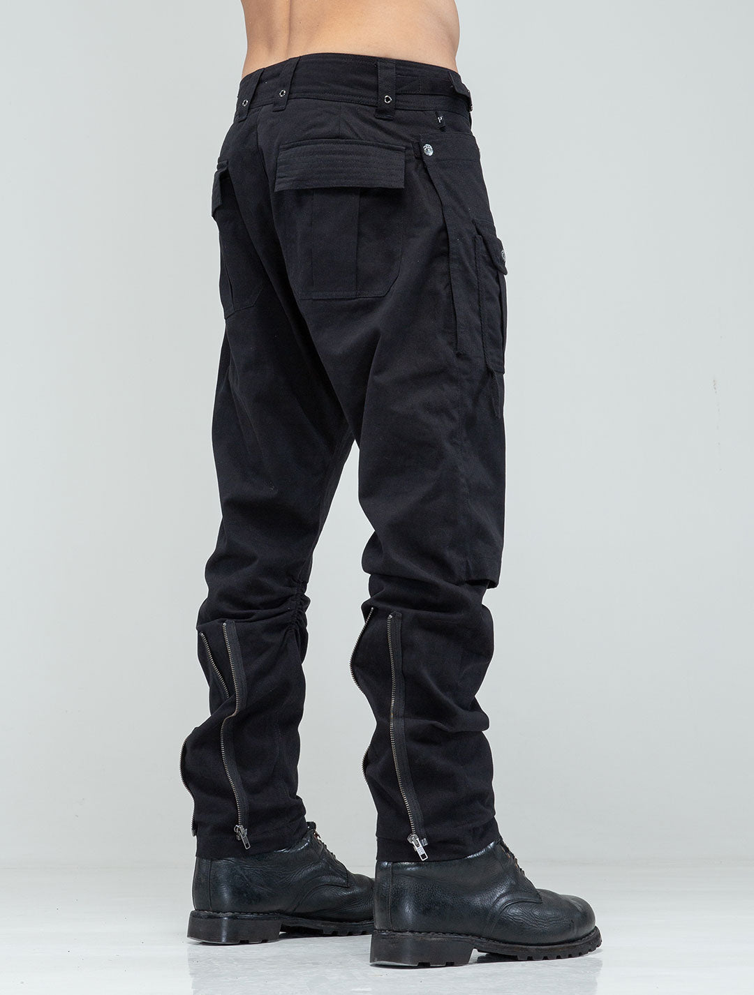 Ramones 100% Cotton Edgy Cargo Pants - Psylo Fashion