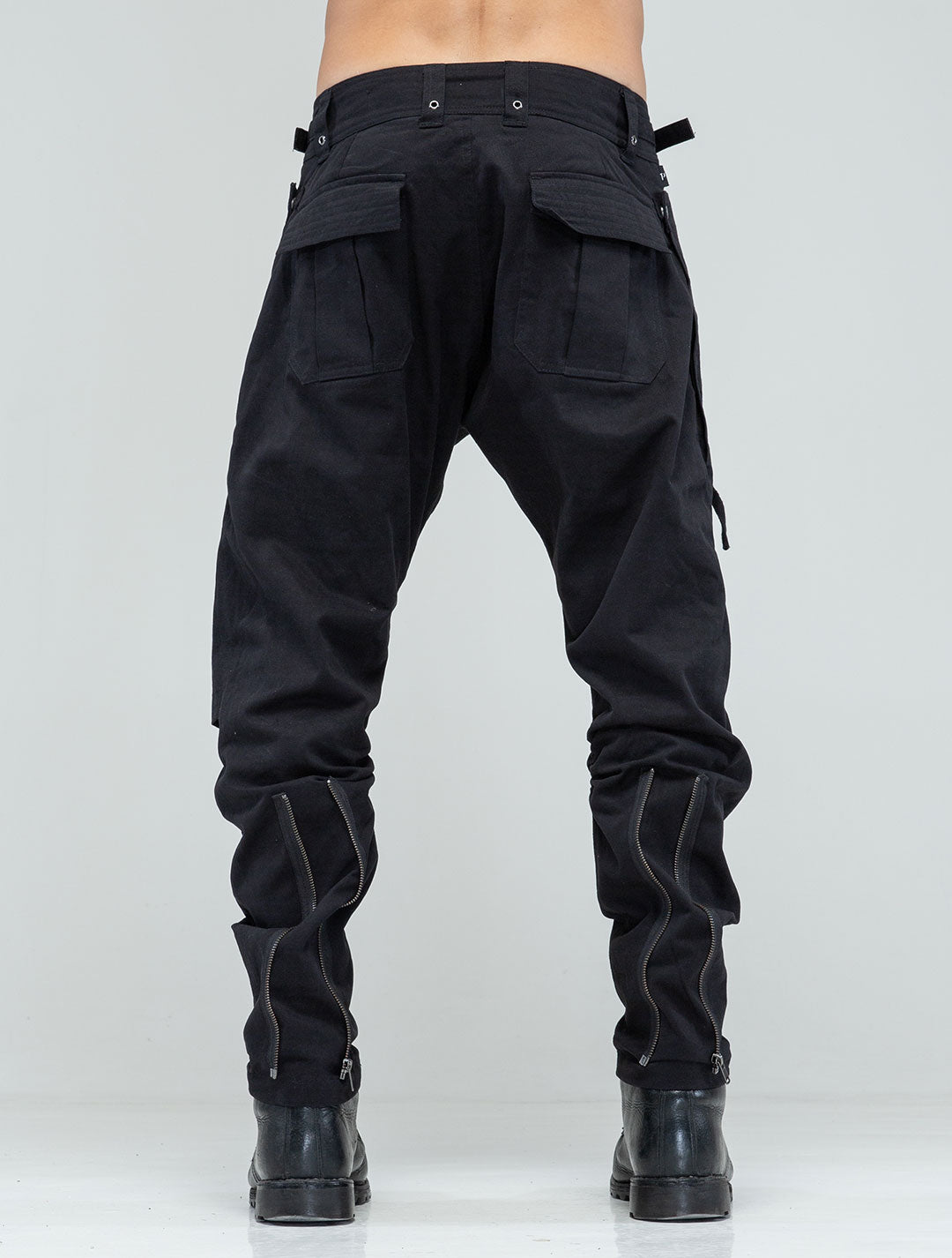 Ramones 100% Cotton Edgy Cargo Pants - Psylo Fashion