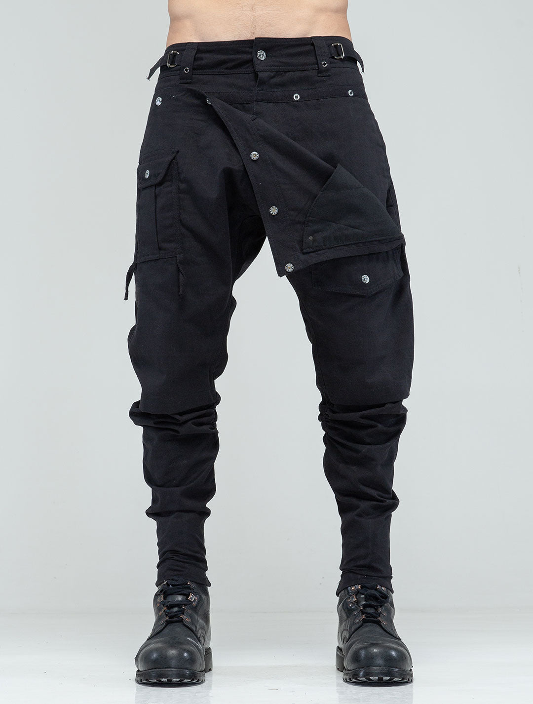 Ramones 100% Cotton Edgy Cargo Pants - Psylo Fashion