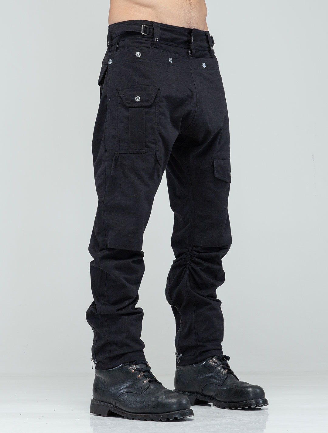 Ramones 100% Cotton Edgy Cargo Pants - Psylo Fashion