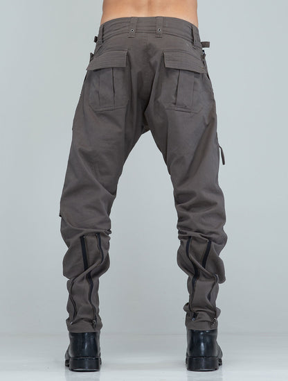Ramones 100% Cotton Edgy Cargo Pants - Psylo Fashion