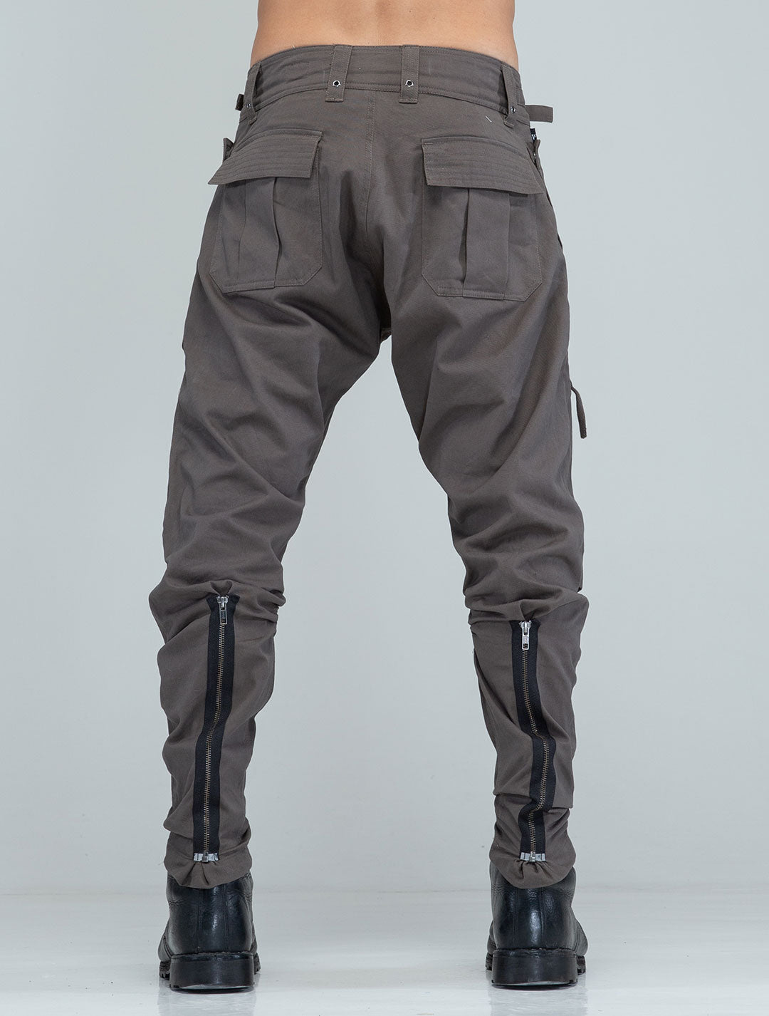 Ramones 100% Cotton Edgy Cargo Pants - Psylo Fashion