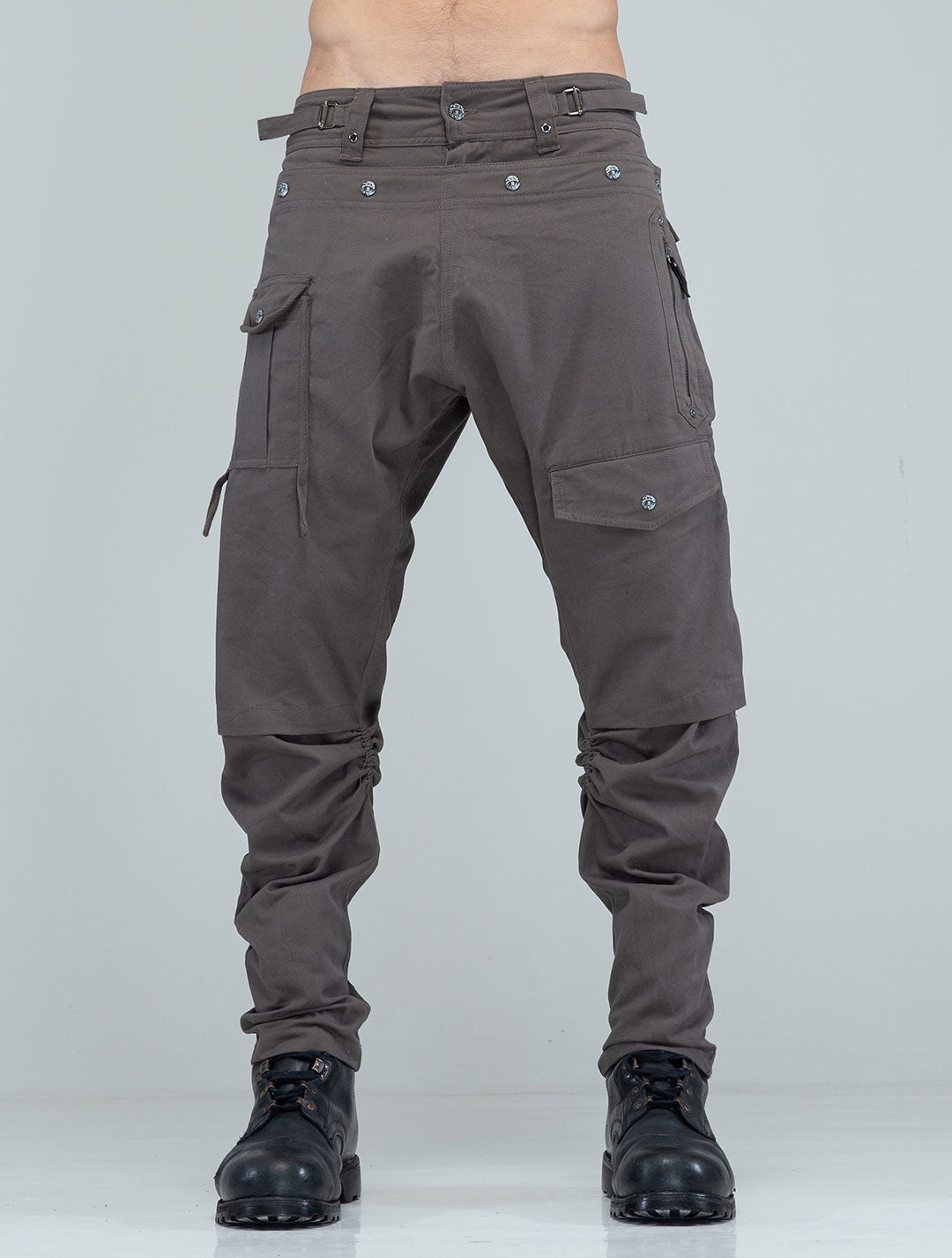 Ramones 100% Cotton Edgy Cargo Pants - Psylo Fashion