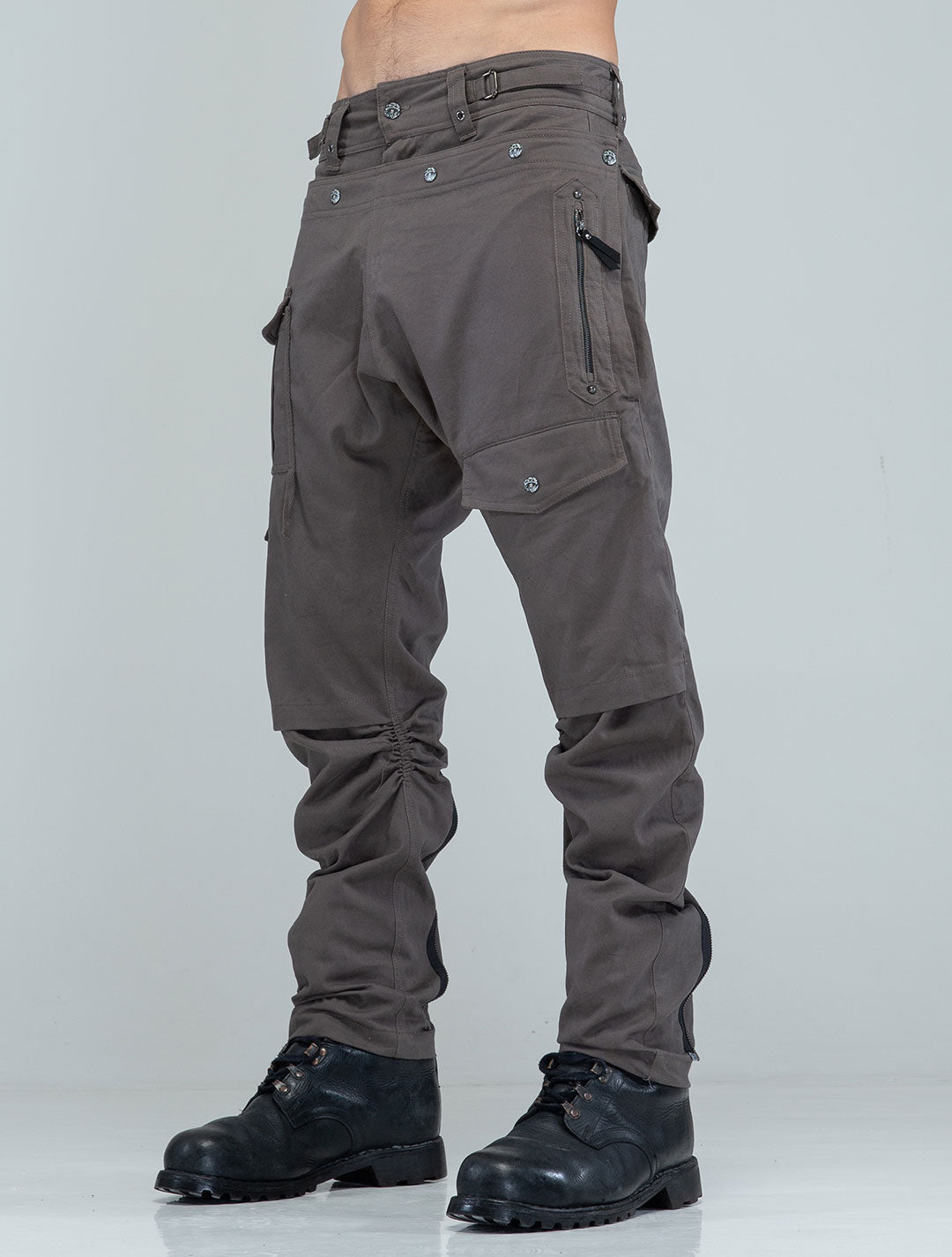 Ramones 100% Cotton Edgy Cargo Pants - Psylo Fashion