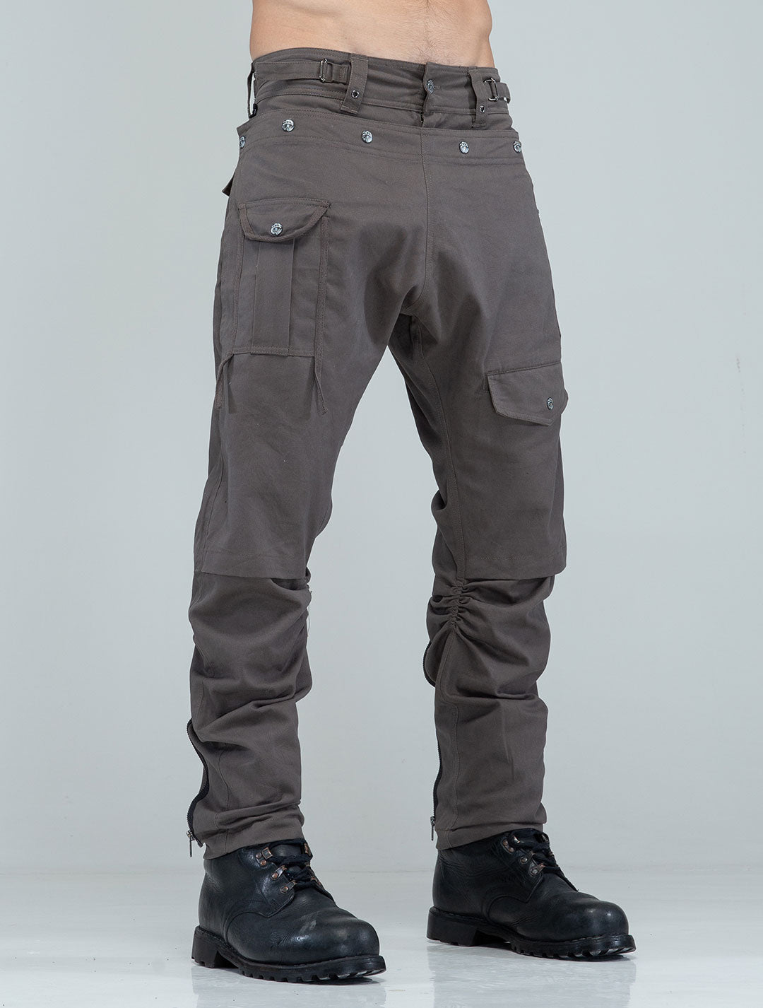 Ramones 100% Cotton Edgy Cargo Pants - Psylo Fashion