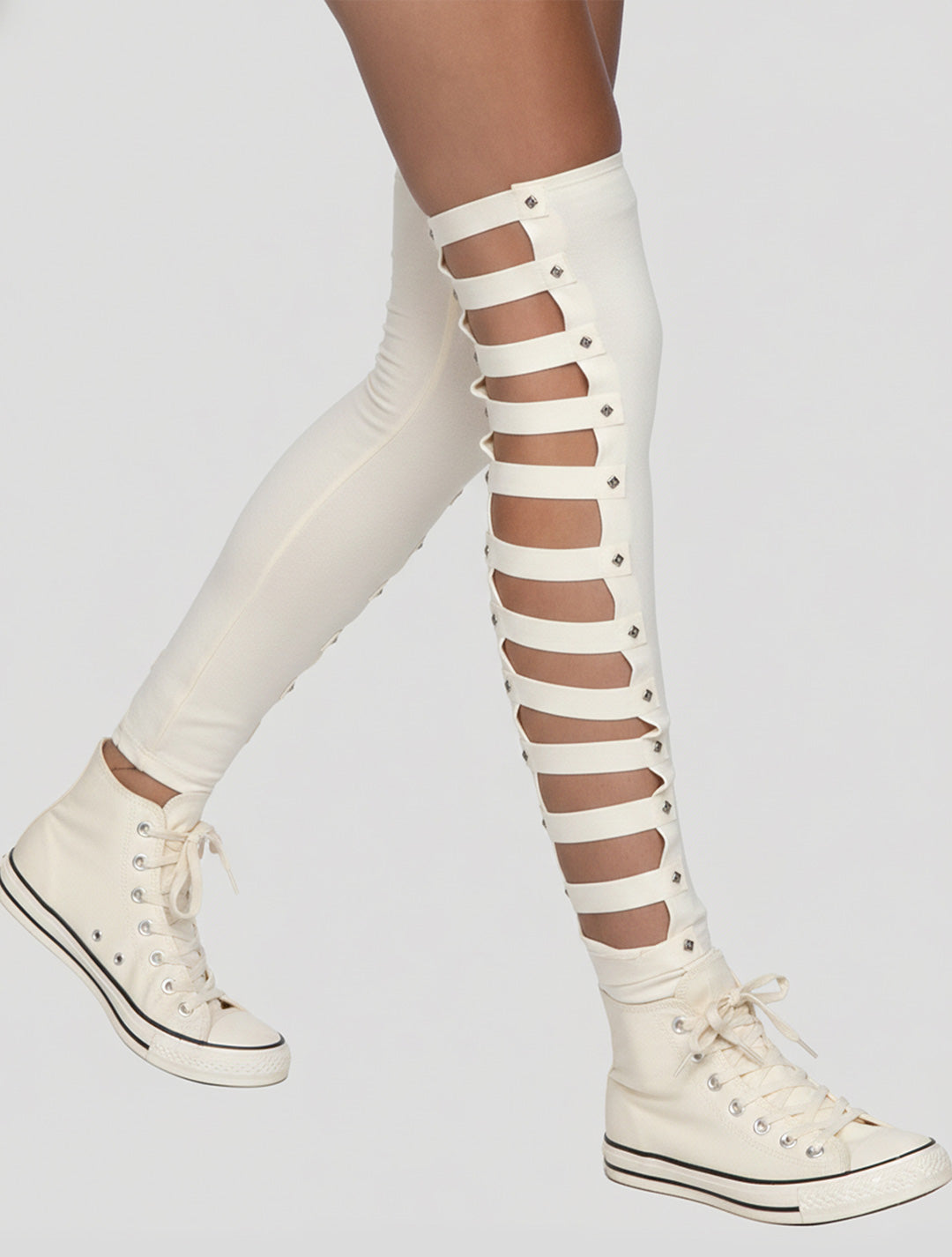 Slashed Long Legwarmers