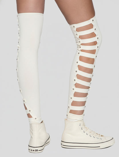 Slashed Long Legwarmers