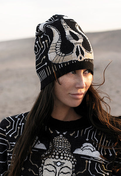 Sansara Hemp Beanie Hat by EGOSYSTEMA – Psylo