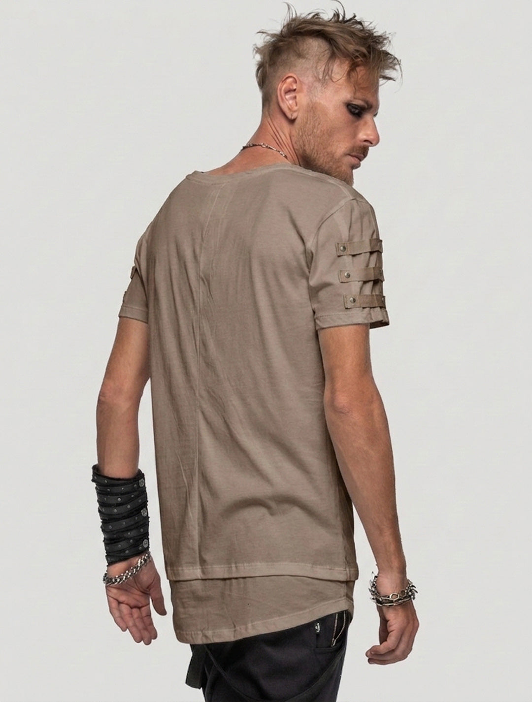 Slashed Batwing Tee