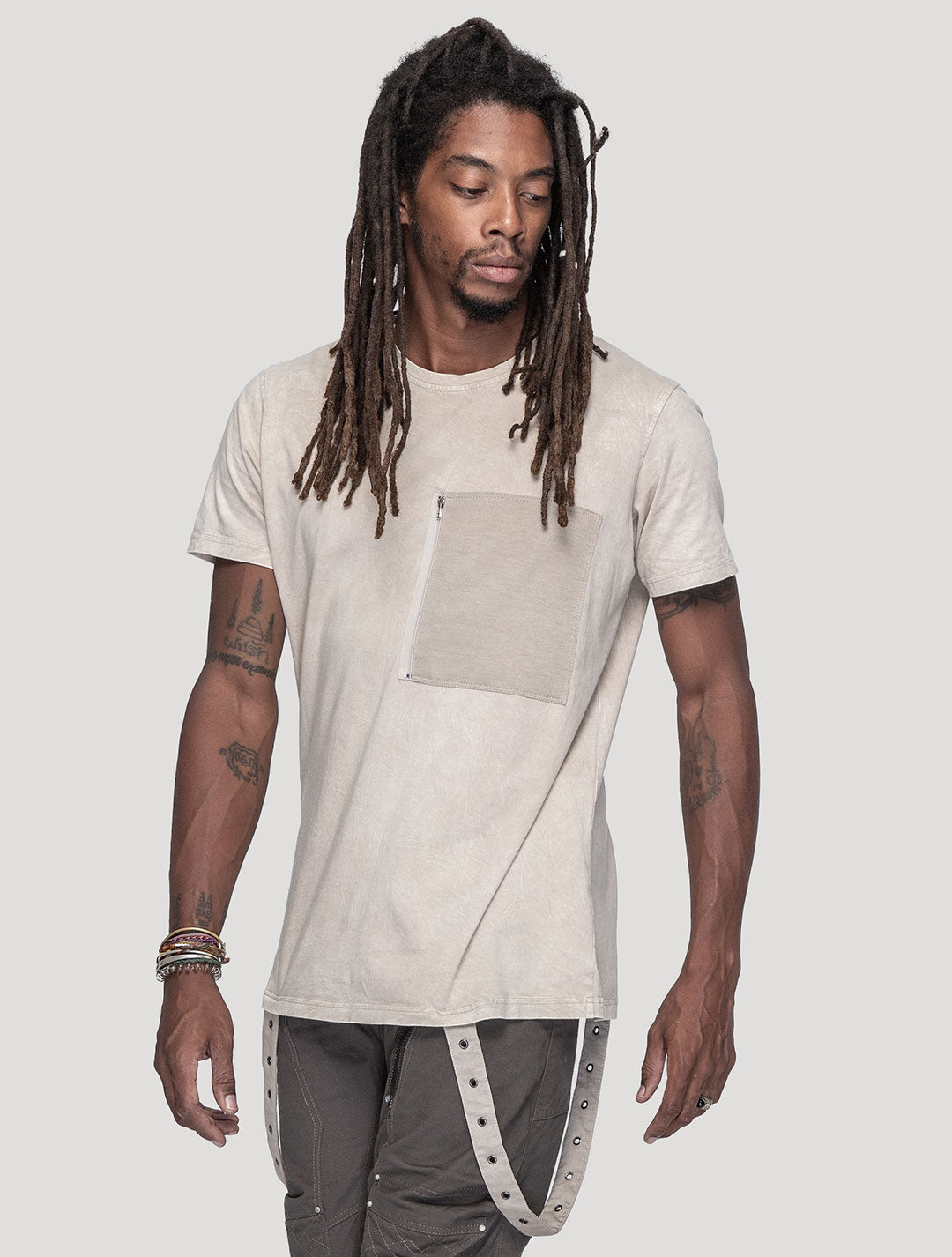 'SUS' Short Sleeves 100% Organic Cotton Grunge Tee - Psylo Fashion