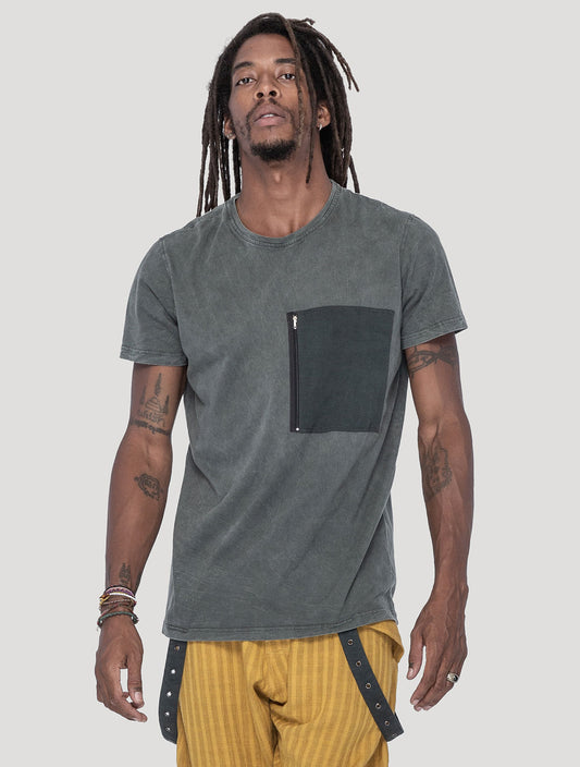 'SUS' Short Sleeves 100% Organic Cotton Grunge Tee - Psylo Fashion