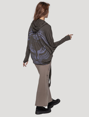 'Shaman' Unisex Hooded Kimono - Psylo Fashion