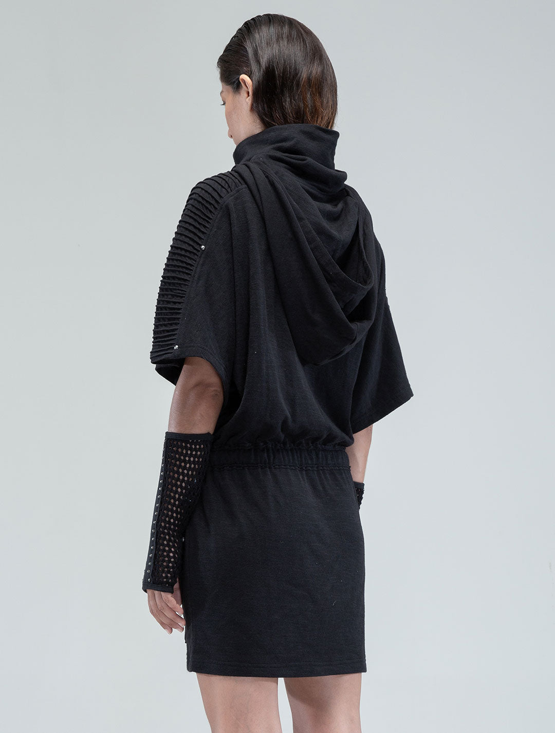 Sonic Hooded Tunic Dress - Psylo Fashion