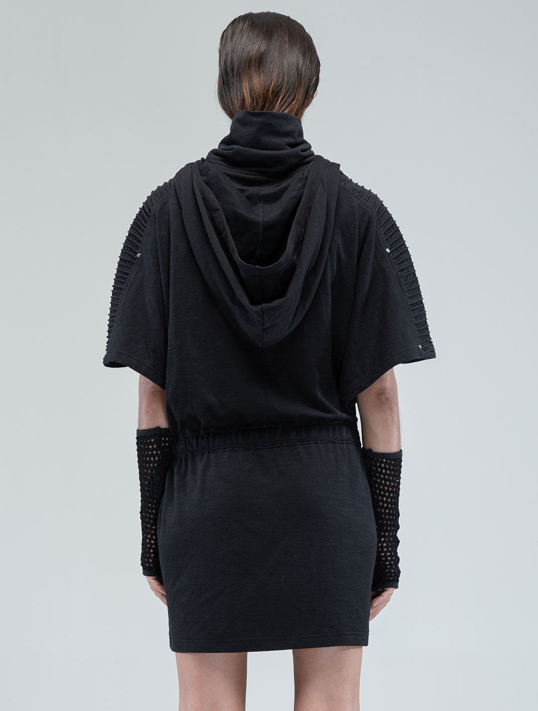 Sonic Hooded Tunic Dress - Psylo Fashion