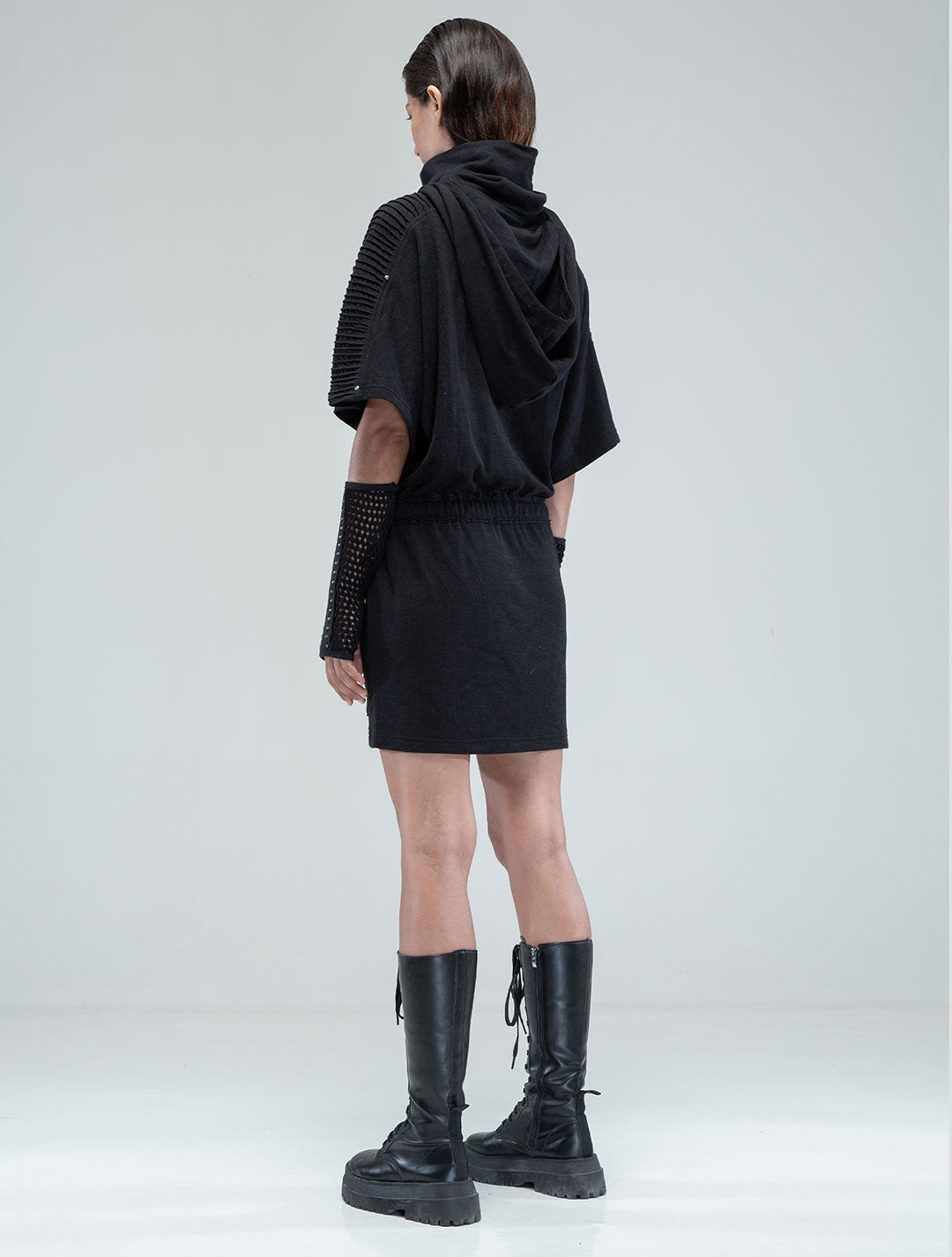 Sonic Hooded Tunic Dress - Psylo Fashion