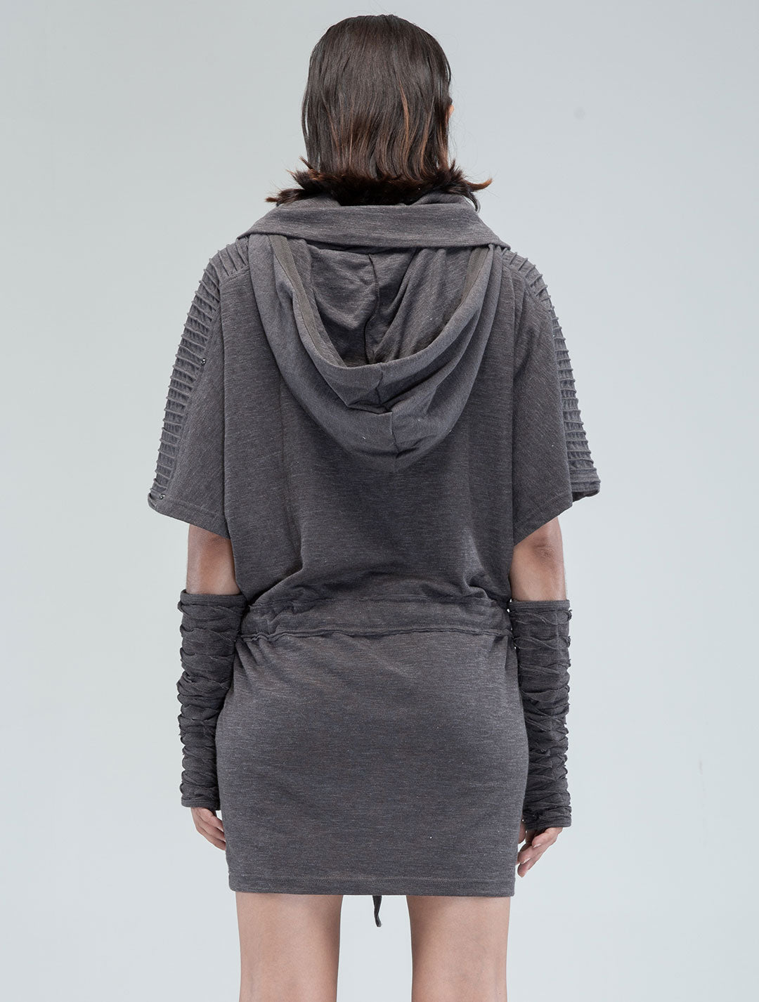 Sonic Hooded Tunic Dress - Psylo Fashion