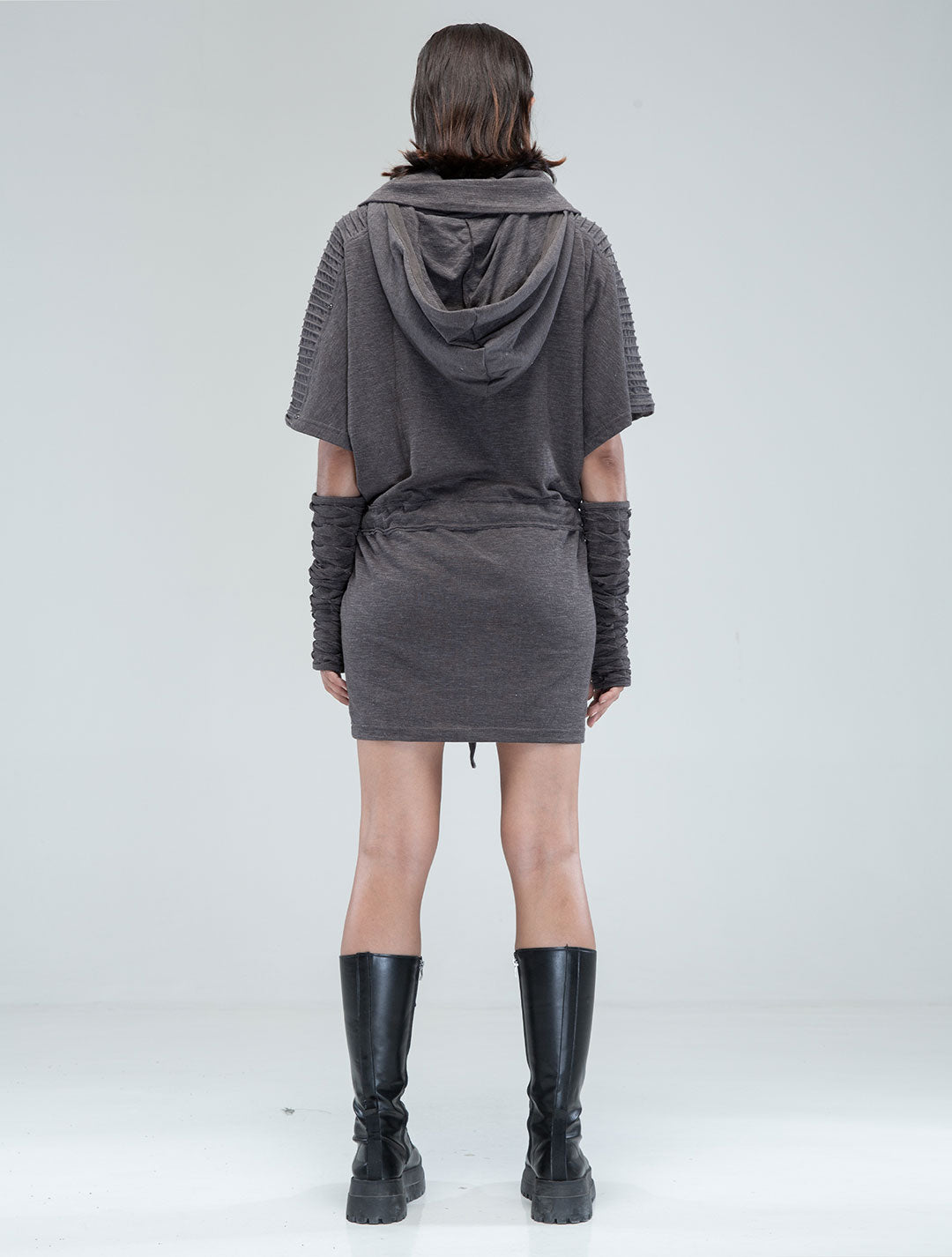 Sonic Hooded Tunic Dress - Psylo Fashion