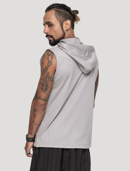 Concrete 'Spirit' Sleeveless Hoodie Tee - Psylo Fashion