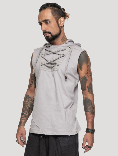 Concrete 'Spirit' Sleeveless Hoodie Tee - Psylo Fashion