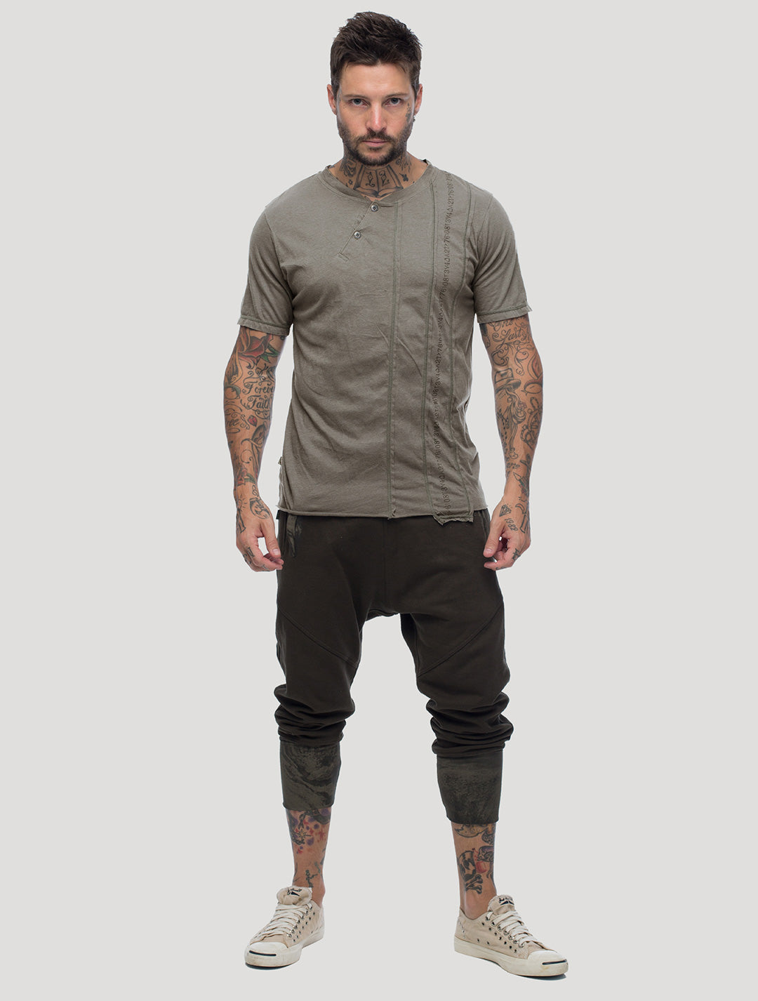 Serial Asymmetric T Shirt - Psylo Fashion