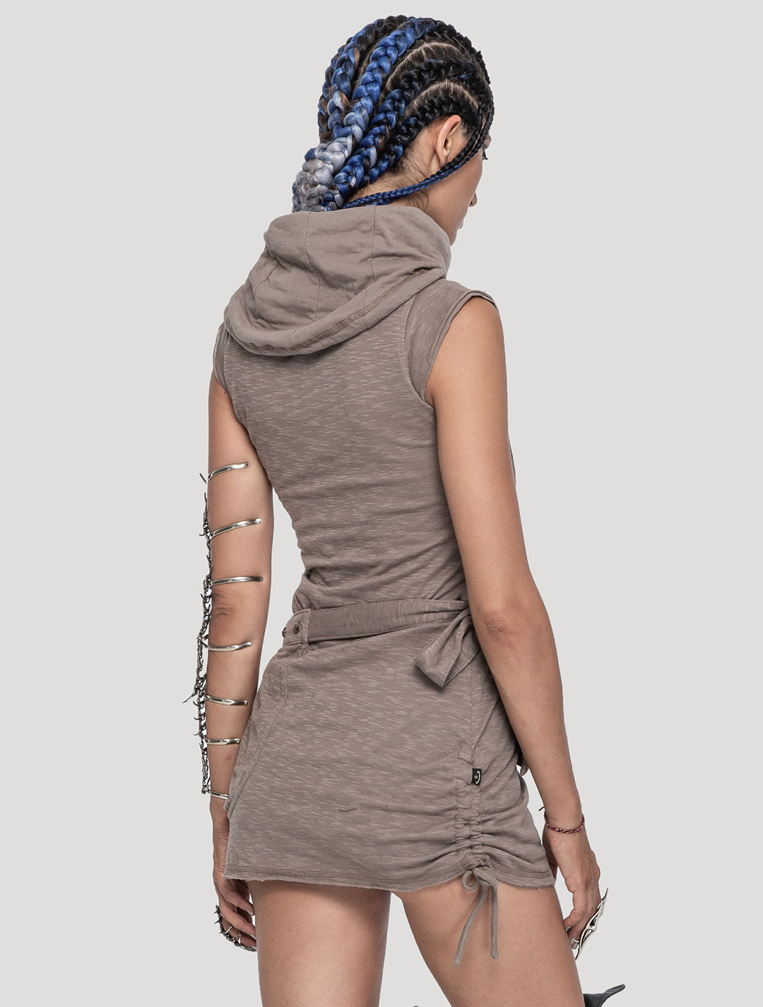 Soba Sleeveless Turtleneck Dress - Psylo Fashion