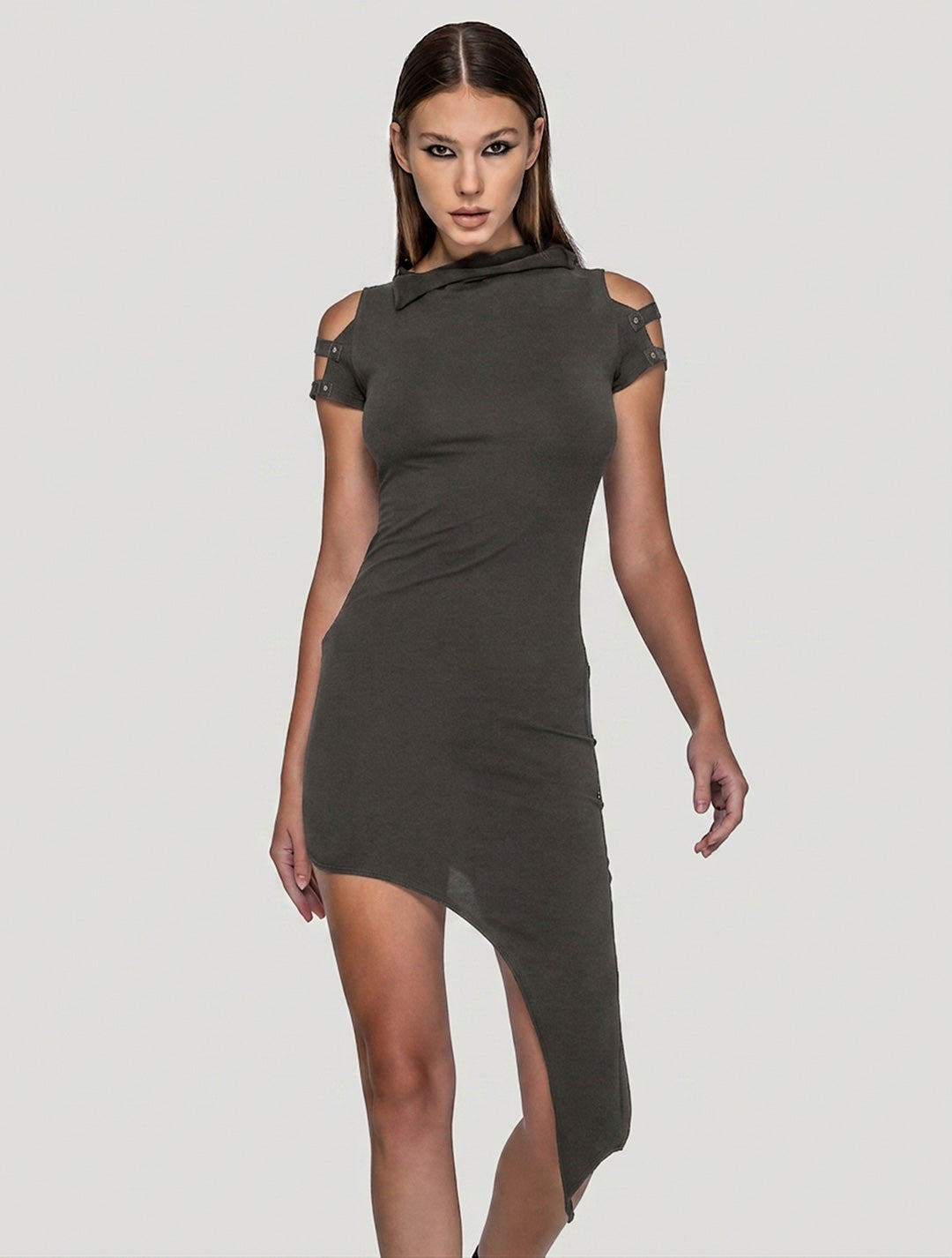 Slashed Asymmetrical Tunic