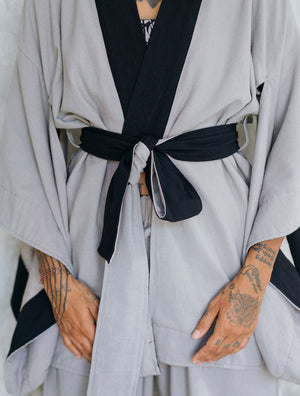 'Swordsmen' Tribal Kimono by Shokraneh