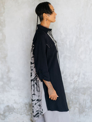 Linen-Cotton 'Tribal' Shirt by Shokraneh