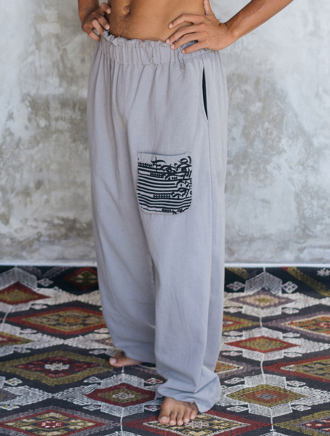 Tribal Pants | Linen-Cotton Trousers by Shokraneh