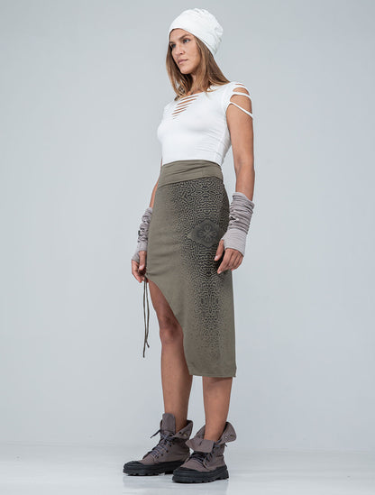 Vajra Asymmetric Skirt