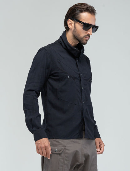 'Vicious' Buttoned Long Sleeves Shirt - Psylo Fashion