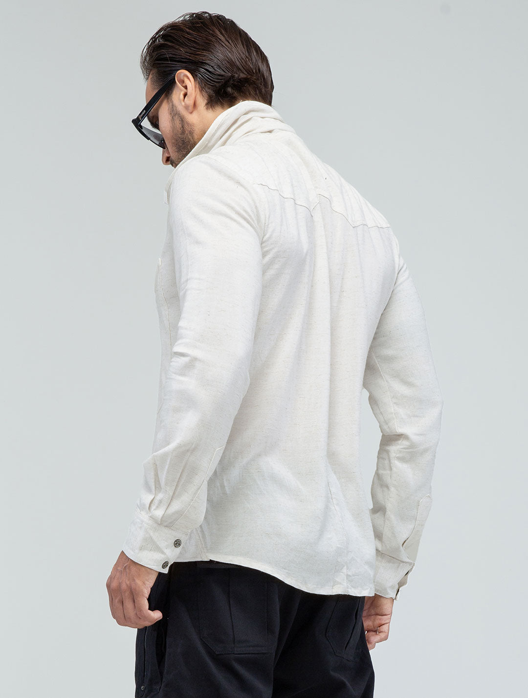 'Vicious' Buttoned Long Sleeves Shirt - Psylo Fashion