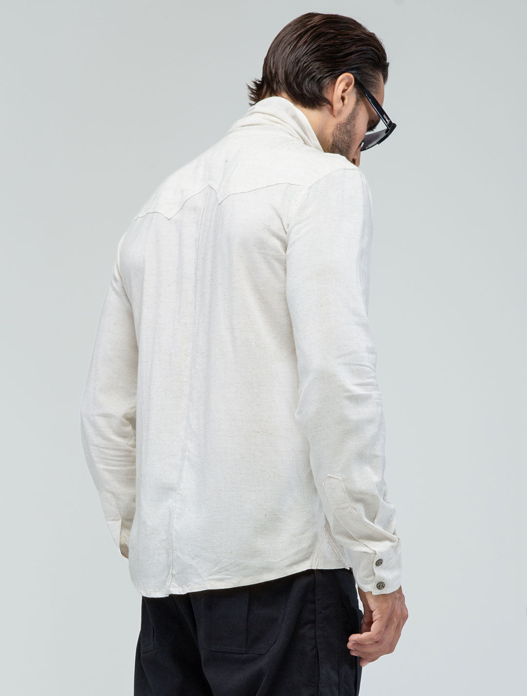 'Vicious' Buttoned Long Sleeves Shirt - Psylo Fashion