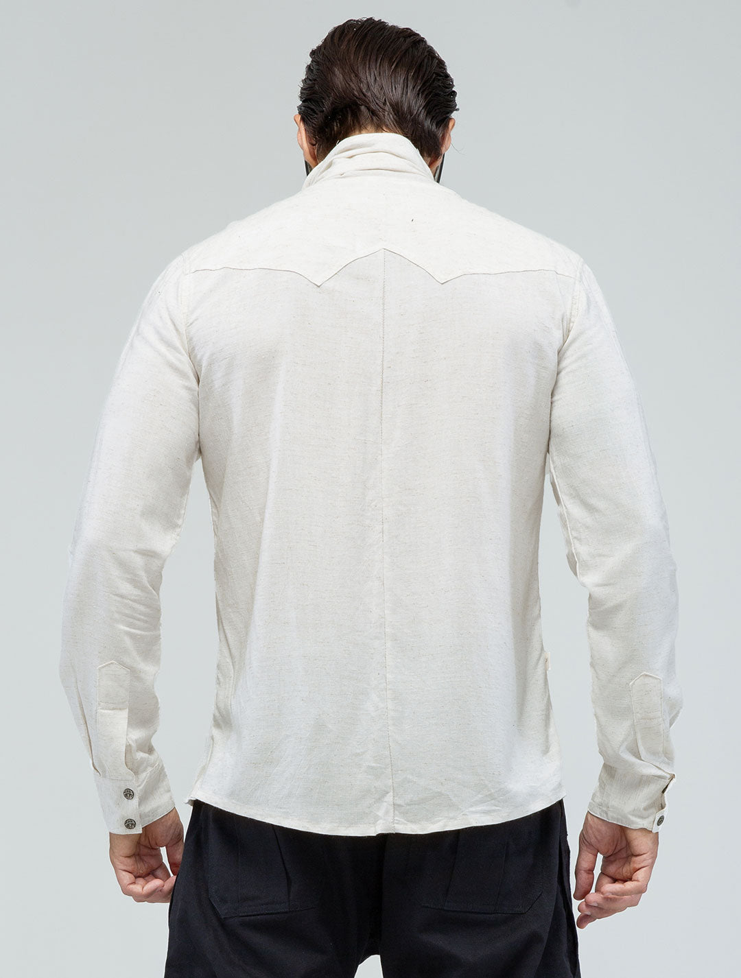 'Vicious' Buttoned Long Sleeves Shirt - Psylo Fashion