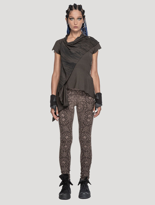 'Virgo' olive Top - Psylo Fashion