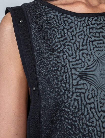 Vajra Sleeveless Mini Dress
