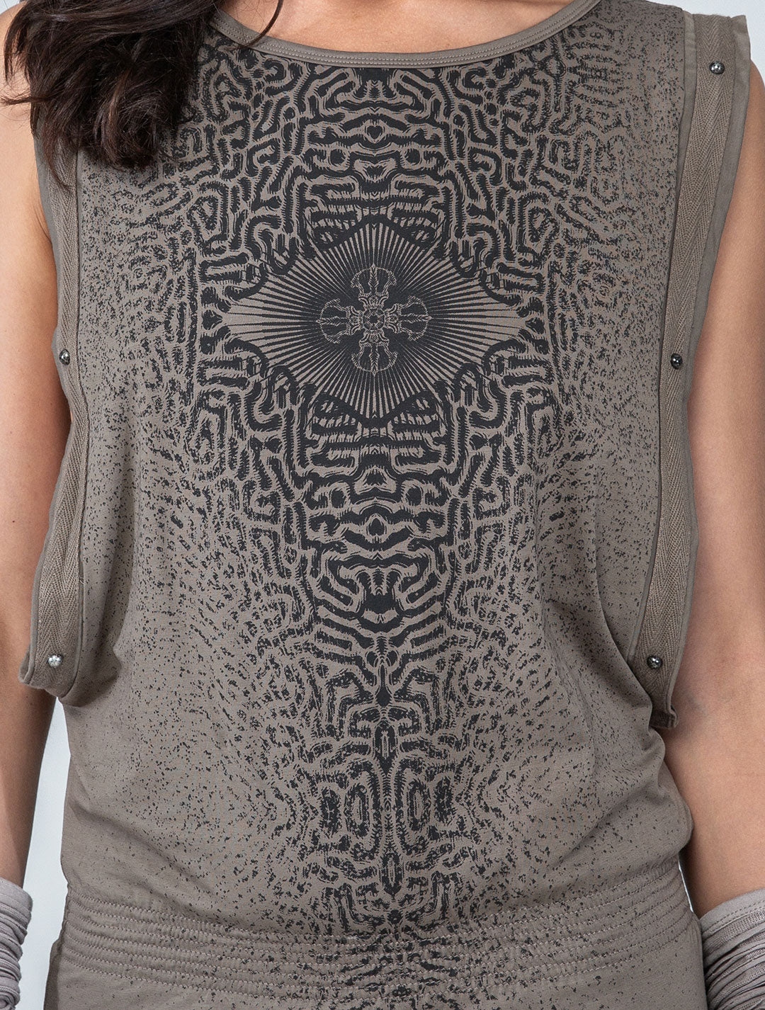 Vajra Sleeveless Mini Dress