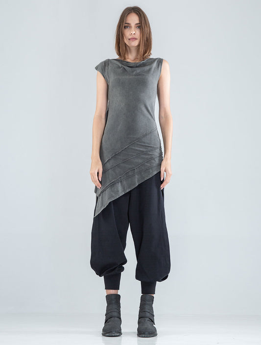Willow Asymmetric Tunic - Psylo Fashion