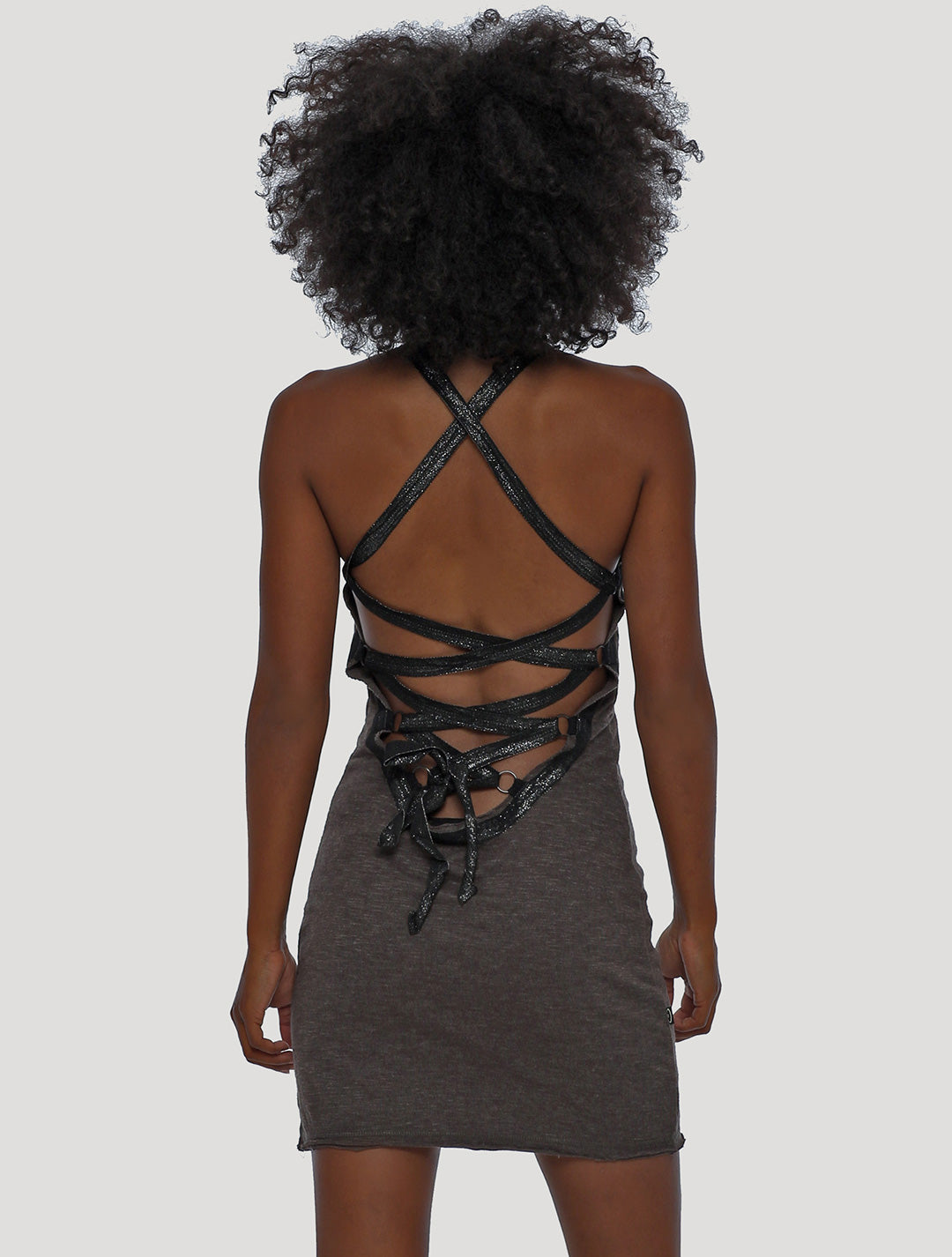 Way Rmx Open-Back Mini Dress - Psylo Fashion